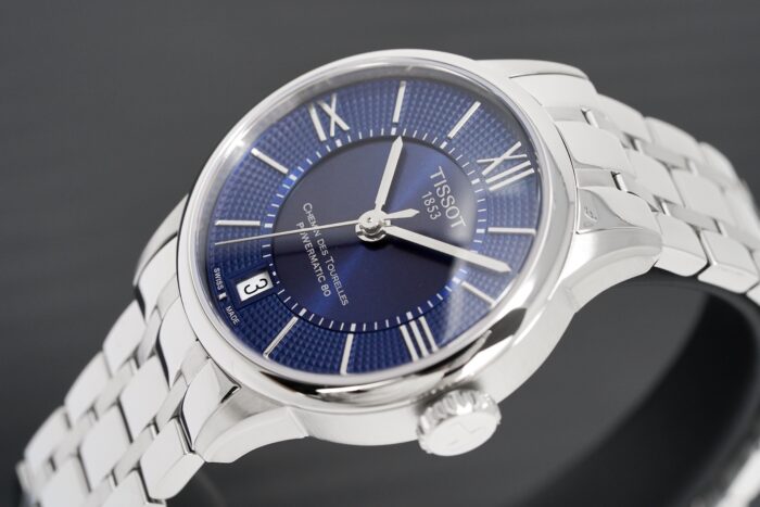 Tissot Ladies Automatic Watch Chemin Des Tourelles Powermatic 80 Blue - T099.207.11.048.00 - Image 2